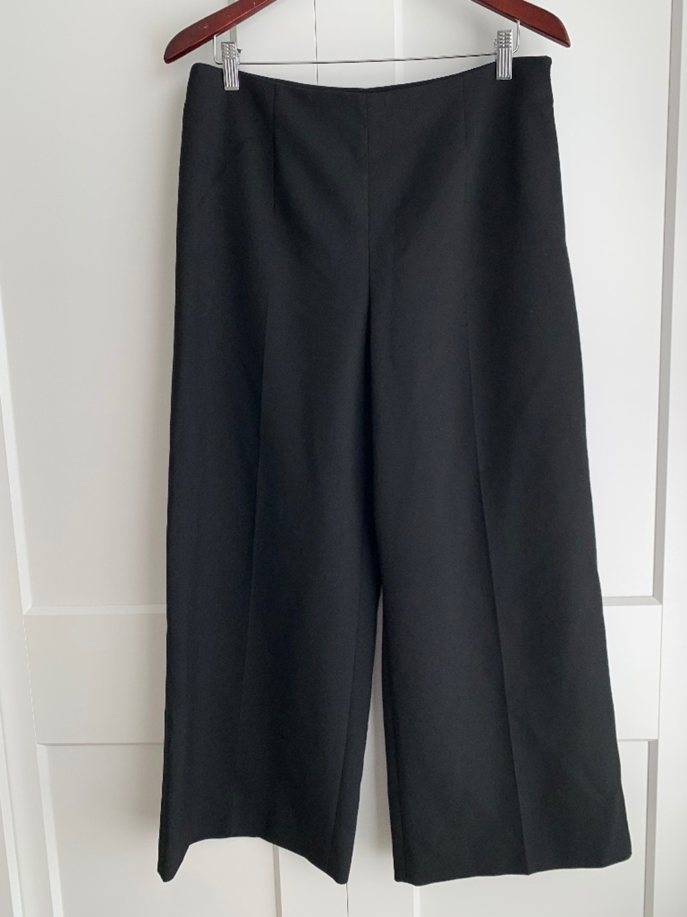 Wilfred wide leg pants size 12 with side Zipper